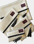 Makeup Junkie Bags Silver Serpent