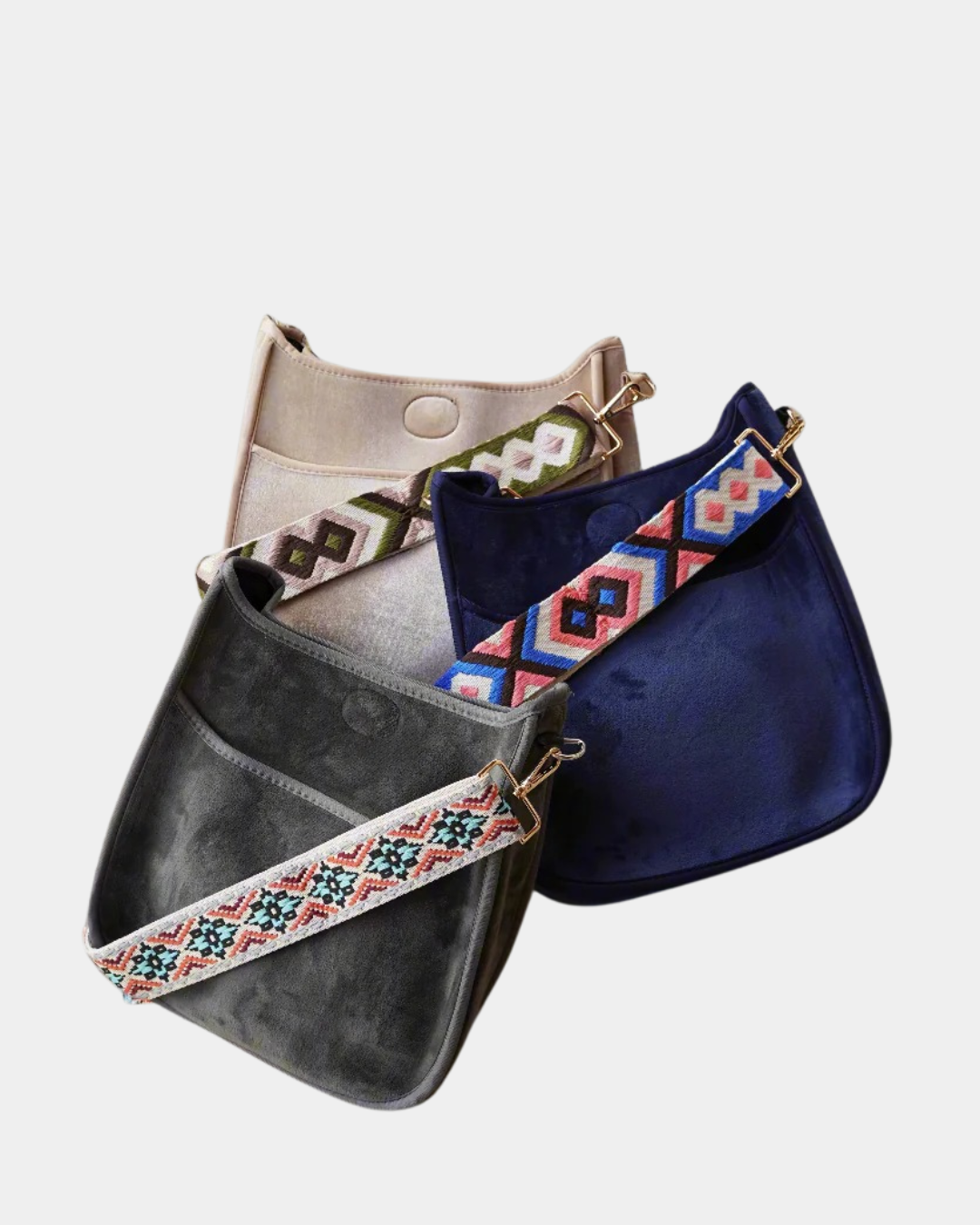 ah-dorned NYC Velvet Handbags