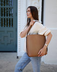 AALLYN Jolina Bucket Tote Tobacco