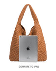 Melie Bianco Johanna Vegan Shoulder Bag Saddle