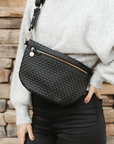 Lumi Woven Crossbody Bag Onyx