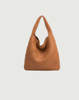 Melie Bianco Johanna Vegan Shoulder Bag Saddle