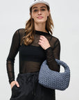 Dream Small Woven Neoprene Hobo Denim