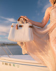 Less Pollution Convertible Handbag - White Essence - The Flaunt