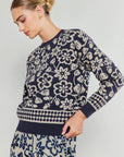 Current Air Pullover Floral Sweater
