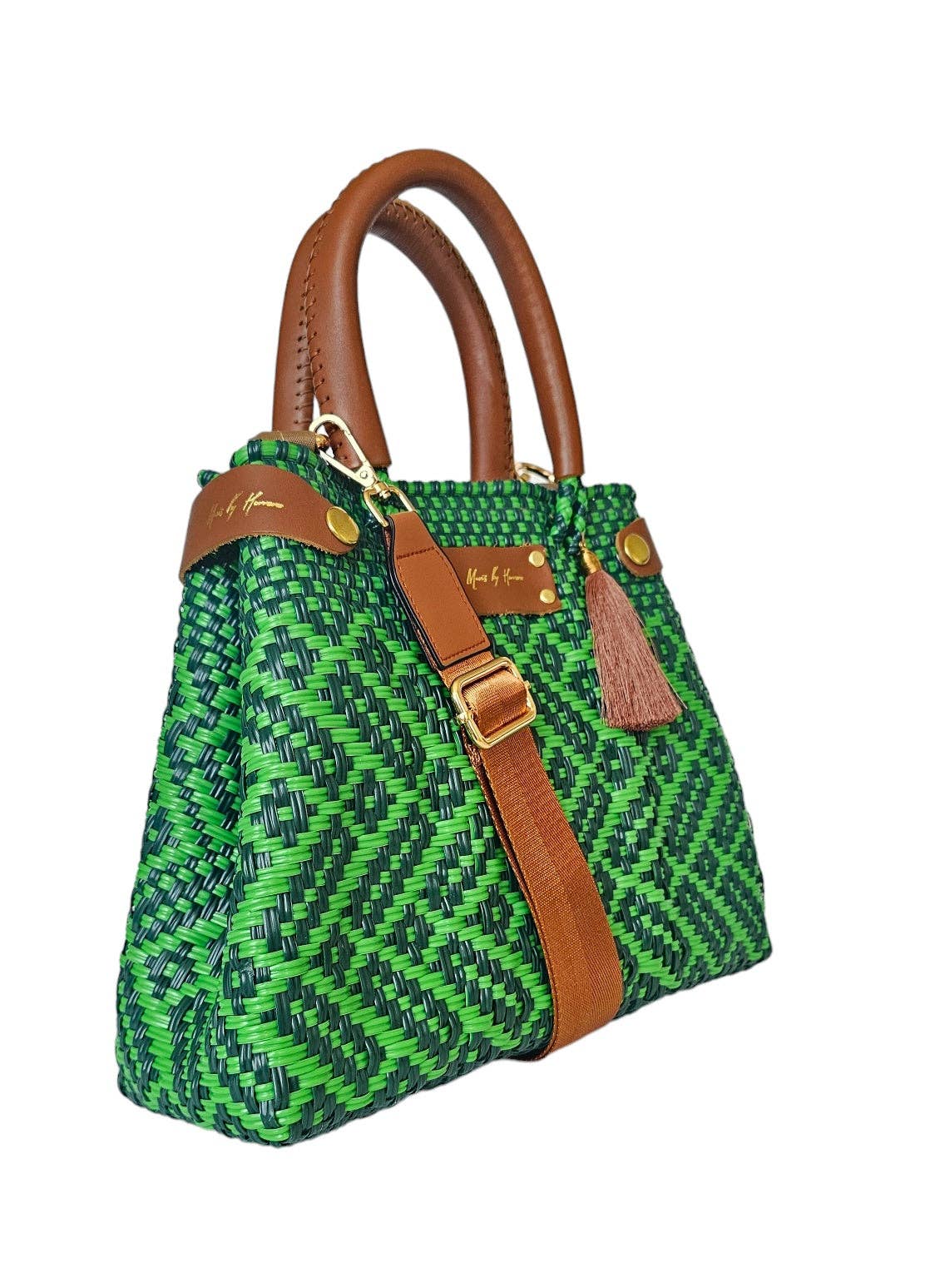 Mini Less Pollution Crossbody Bag - Emerald: Classic Strap - The Flaunt