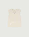 Abstract Sleeveless Blouse