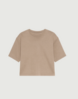 Butter Modal Criss-Cross Back Top Taupe