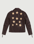 Christy Leather Jacket Black Cherry