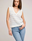 Gentle Fawn Tanner Knit Vest Blue