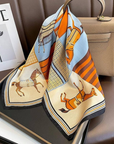 Silk Scarf Orange Hues