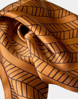 Silk Scarf Vintage Caramel