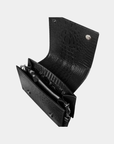 Tentroya Flap Bag Black Croc