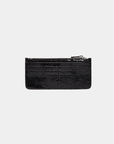 Tentroya Slim Wallet Embossed Black Python