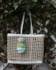 Squeeze De Citron Coastal Cable Tote