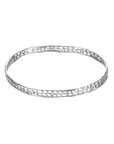 Catherine Weitzman Thin Coral Bangle Bracelet Sterling