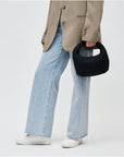Dream Small Woven Neoprene Hobo Denim
