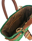 Mini Less Pollution Crossbody Bag - Emerald: Classic Strap - The Flaunt