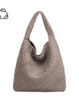 Melie Bianco Johanna Vegan Shoulder Bag Gray