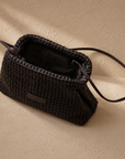 Daniella Lehavi Vivian Maxi Convertible Clutch Chocolate Interior View