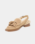 Dolce Vita Hamlit women’s mule featuring smooth suede and refined tassel detailing.