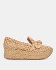 Jaka espadrille wedge by Dolce Vita featuring woven raffia and a classic espadrille sole.