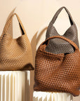 Melie Bianco Johanna Vegan Shoulder Bag Saddle