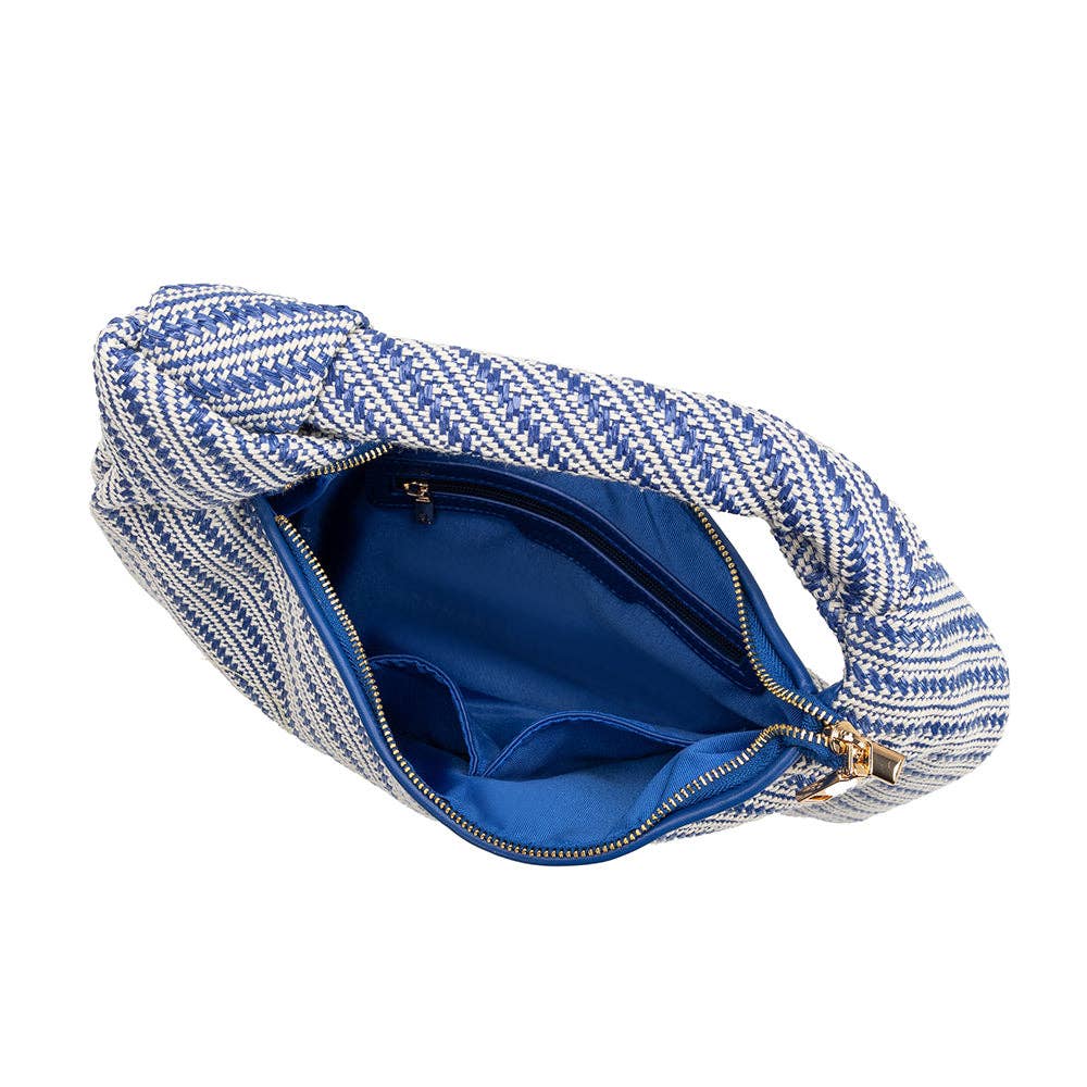 Melie Bianco Brigitte Raffia Hobo