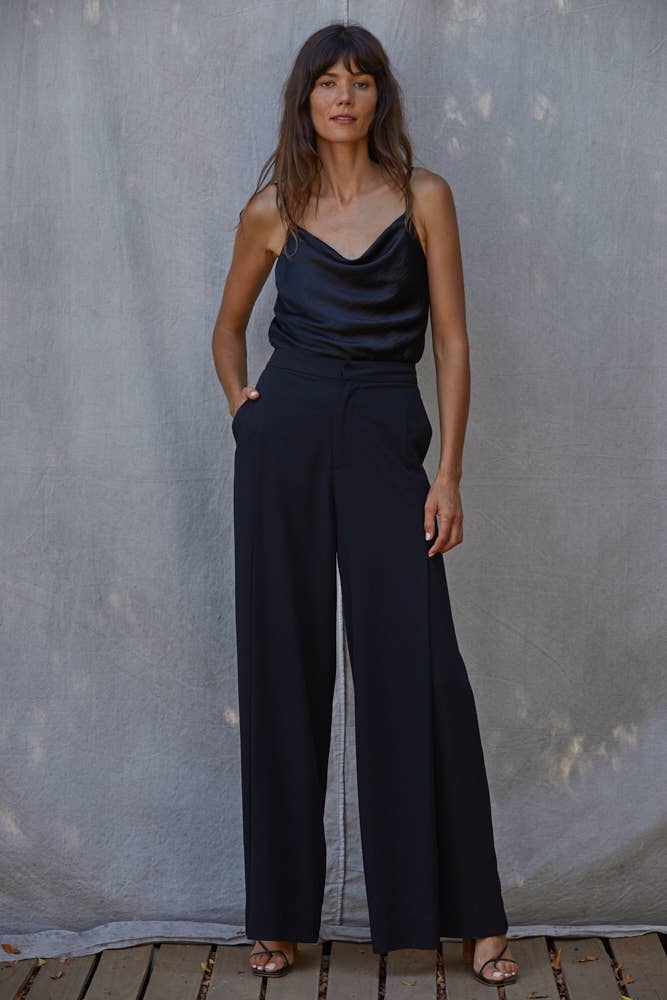 Woven High Waist Wide Leg Trousers – The Flaunt