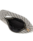 Melie Bianco Brigitte Raffia Hobo Obsidian