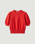 Gentle Fawn Marisol Short Sleeve Sweater Heather Red