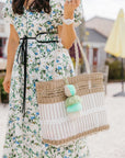 Squeeze De Citron Coastal Net Tote
