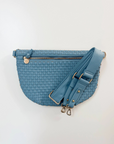 Lumi Woven Crossbody Bag High Tide