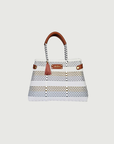 Mini stripe sustainable handbag by Mavis by Herrera