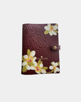 Oceans End Binnie faux leather notebook with lined pages designed in Hawaii