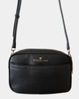Oceans End Justine crossbody bag onyx close-up detail
