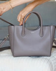 AALLYN Lilly Top Handle Wood Berry