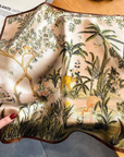 Silk Scarf Jungle Animals