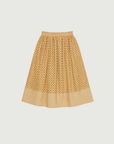 Current Air Butterscotch Eyelet Skirt