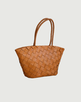 Oaklee Handwoven Leather Tote