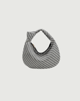 Melie Bianco Brigitte Raffia Hobo Obsidian