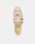 Crème woven ballet flats from Dolce Vita Baylee with a polished, textured silhouette.