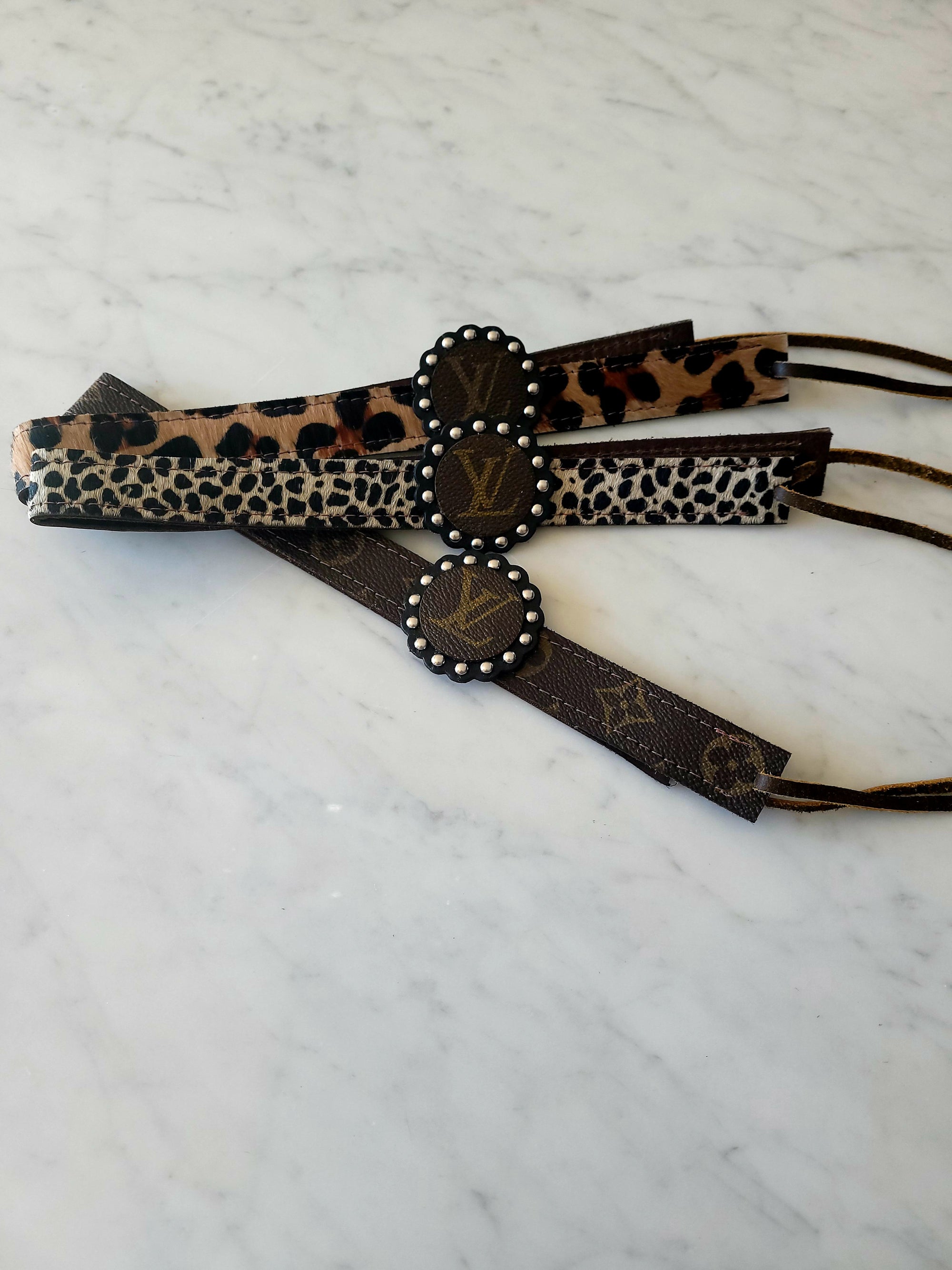 Animal Print LV Hatband - The Flaunt