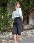 Satin Field Jacket - The Flaunt