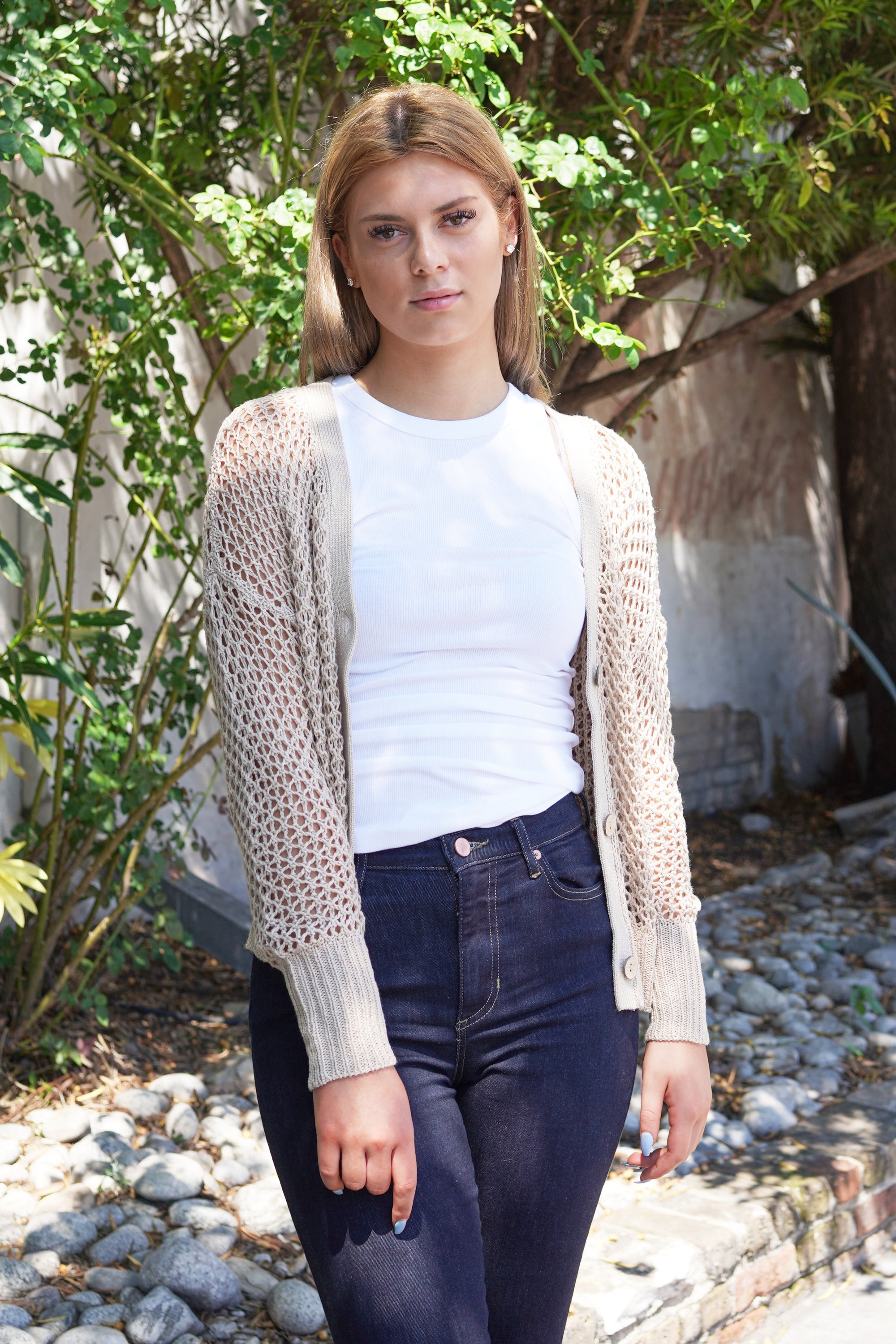 Fishnet Cardigan - The Flaunt