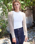 Fishnet Cardigan - The Flaunt