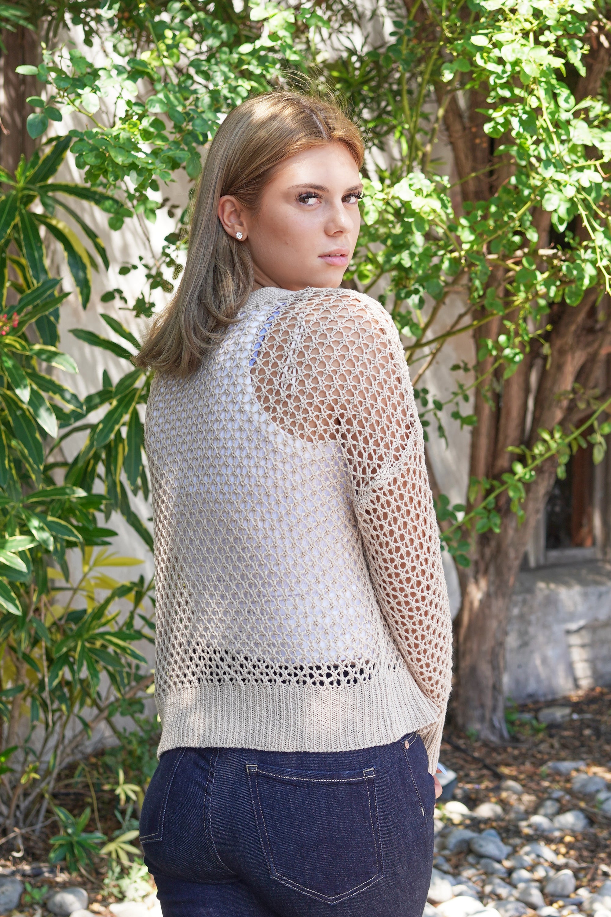 Fishnet Cardigan - The Flaunt