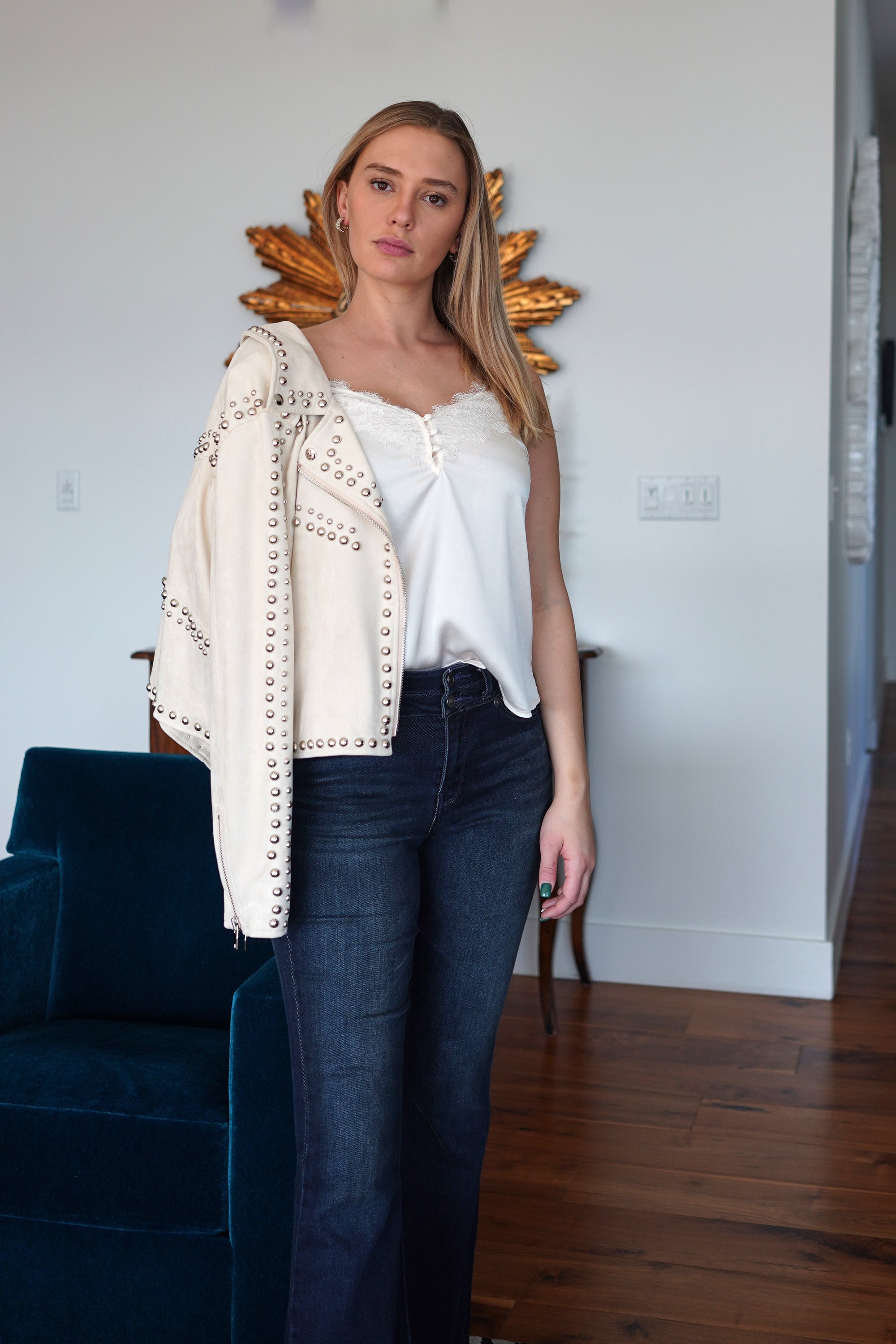 Mick Studded Jacket - The Flaunt