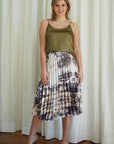 Abstract Pleated Skirt - The Flaunt