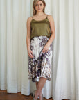 Abstract Pleated Skirt - The Flaunt
